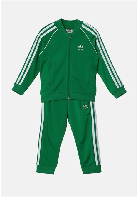 Tuta adicolor SST verde per bambino e bambina ADIDAS ORIGINALS | IY4791.